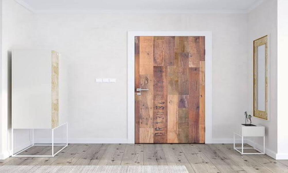 why not consider door wrapping for your next home decor project